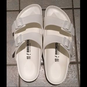 White Birkenstock Sandals